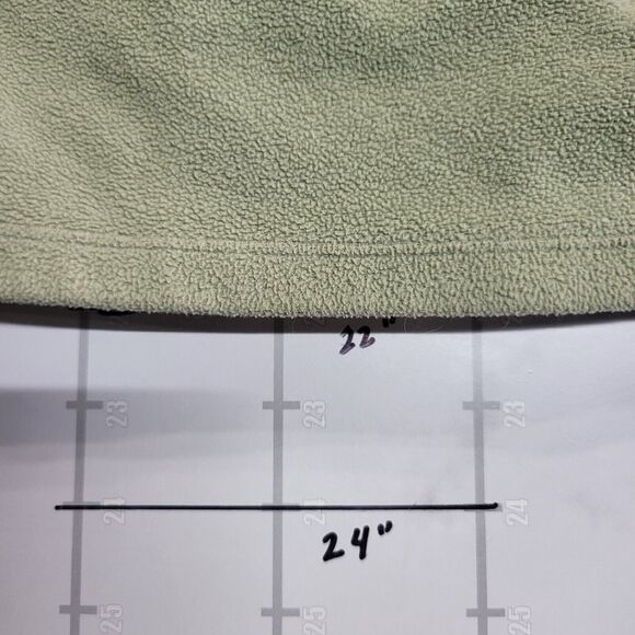 Mountain HardWear Pullover Womens M Green Pastel Sweater Fleece 1/4 Zip - Picture 8 of 8